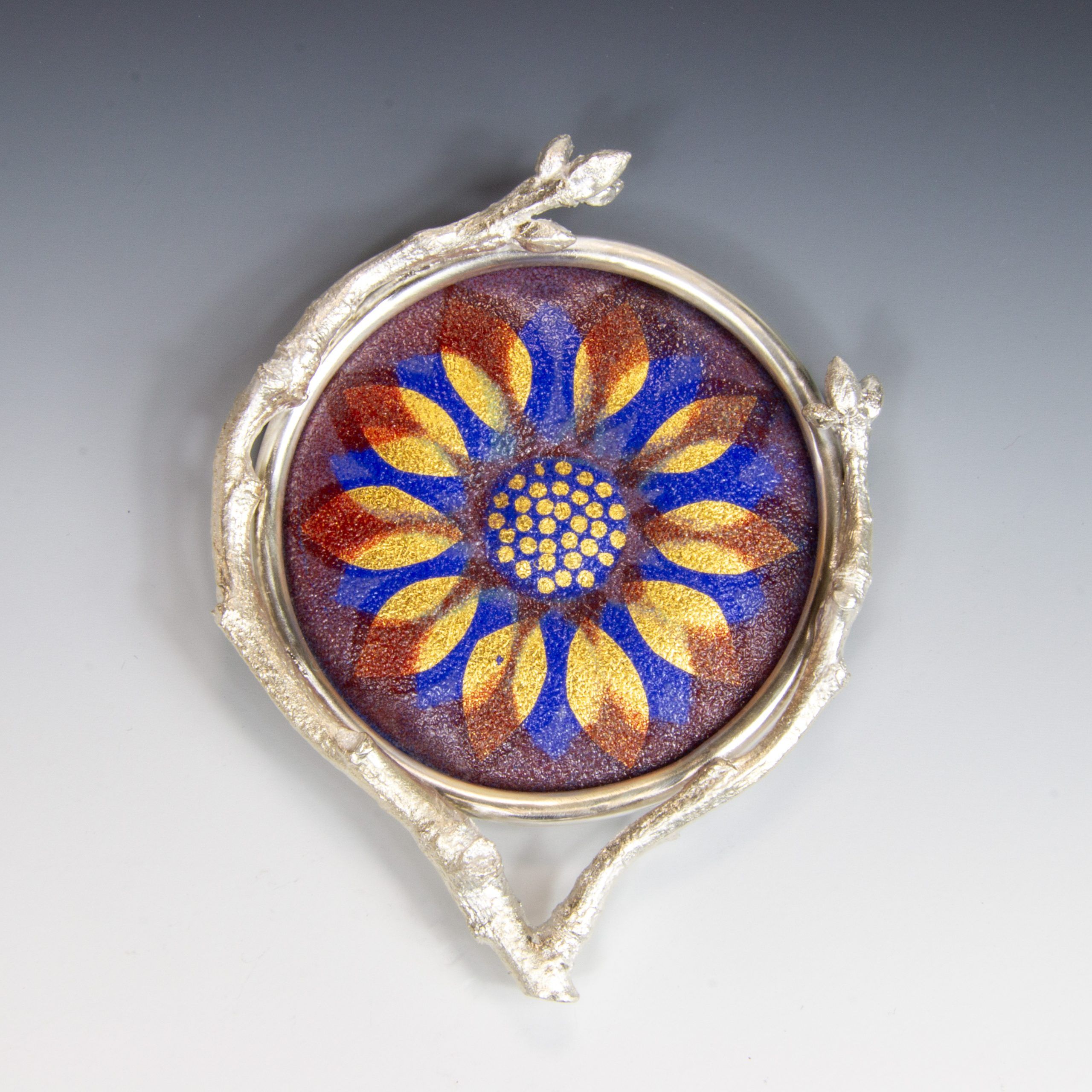 Mandala Brooch 1