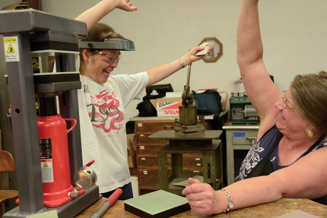 Hydraulic Press workshop in Oakland